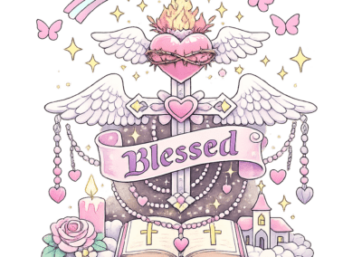 Blessed Quote Graphic T-Shirt Print Design