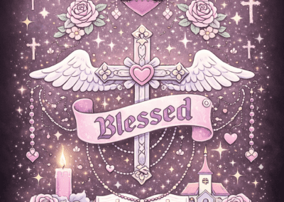 Blessed Quote Graphic T-Shirt Print Design 2